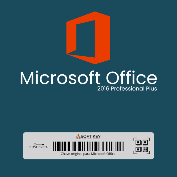 Licença Microsoft Office 2016 Professional Plus – Envio Imediato Após a Compra - Licença retail