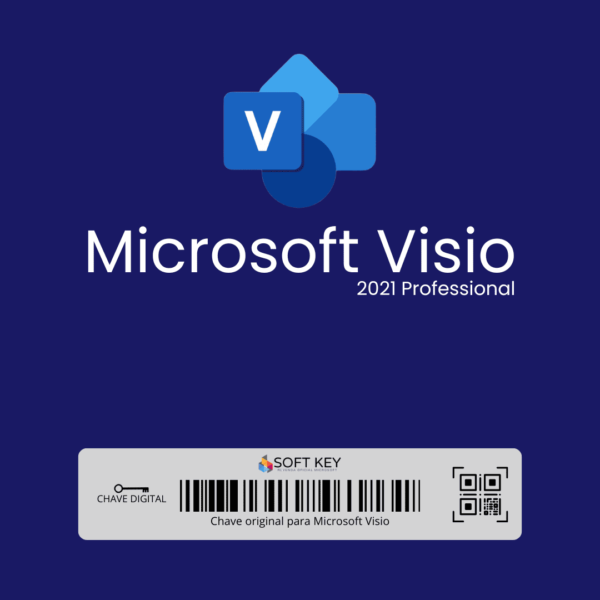 Licença Microsoft Visio 2021 Professional – Envio Imediato Após a Compra - Licença retail