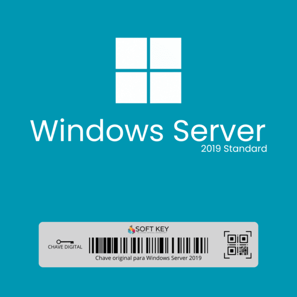 Licença Windows Server 2019 Standard – Envio Imediato Após a Compra - Licença retail